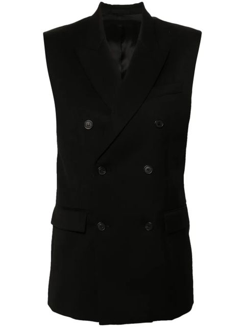 WARDROBE.NYC double-breasted gilet - Black - zdjęcie produktu nr 1