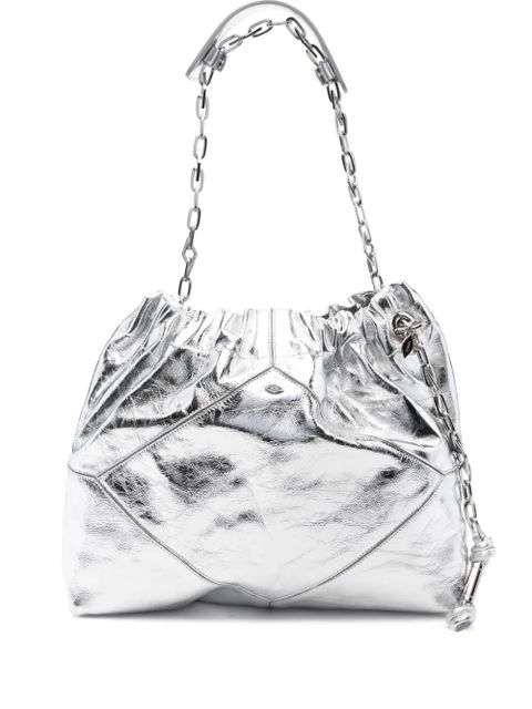 Ba&Sh June chain-strap leather shoulder bag - Silver - zdjęcie produktu nr 1