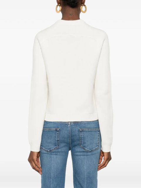 Gucci Horsebit-detail buttoned cardigan - White