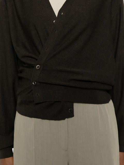 LEMAIRE buttoned cardigan - Brown