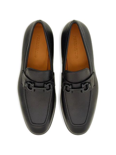 Ferragamo almond-toe loafers - Black - zdjęcie produktu nr 2