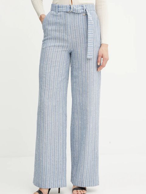 Fracomina spodnie z domieszką lnu - zdjęcie produktu nr 1