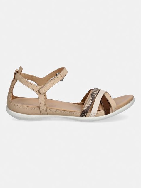 Ecco sandały na płaskim obcasie damskie skórzane Flash - zdjęcie produktu nr 1