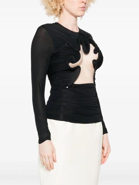 Christopher Esber Hollow Venus blouse - Black