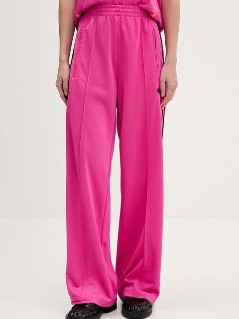 adidas Originals spodnie dresowe Firebird Tp damskie kolor różowy z aplikacją JY2696