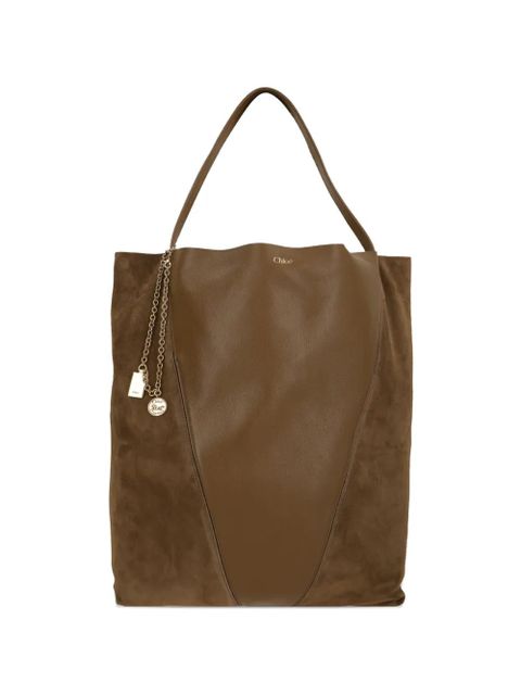Chloé Spin tote bag - Brown - zdjęcie produktu nr 1