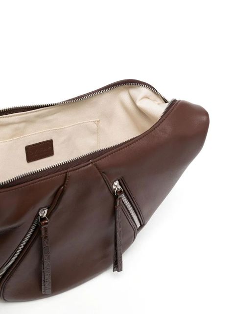 BY FAR Story shoulder bag - Brown