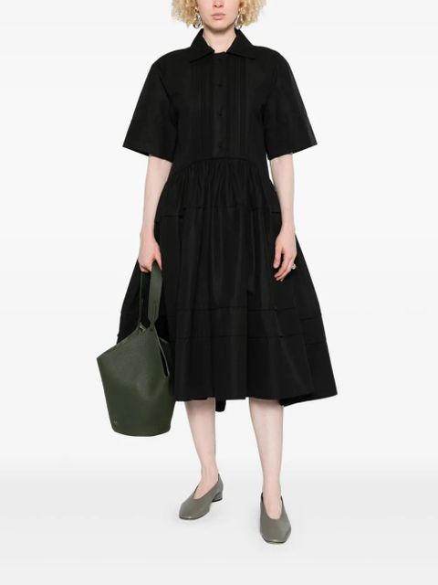 Jil Sander organic cotton dress - Black - zdjęcie produktu nr 2