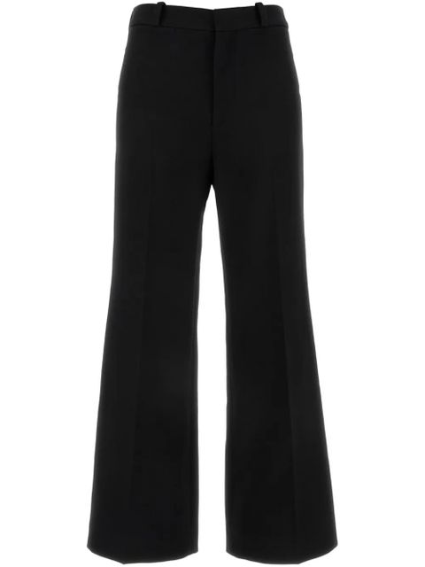 Chloé cropped bootcut trousers - Black