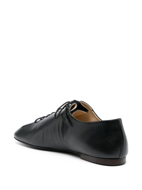 LEMAIRE Souris square-toe brogues - Black