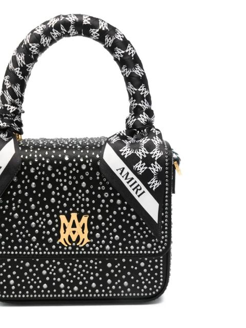 AMIRI rhinestone-embellished mini bag - Black