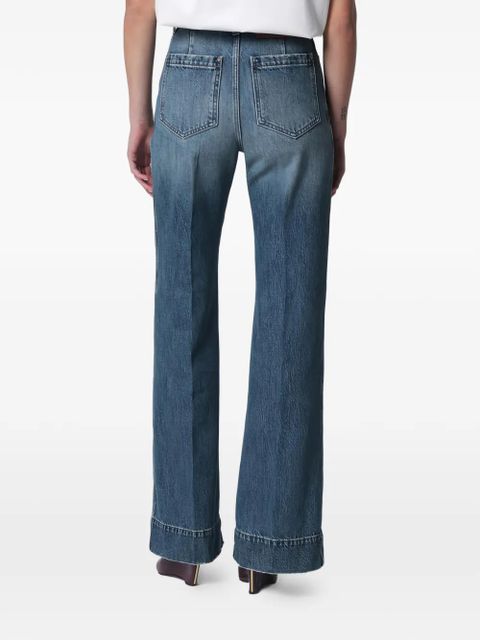Victoria Beckham Alina patch pocket jeans - Blue