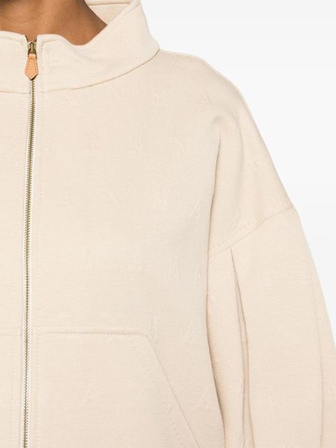 Max Mara Gastone logo-embossed jacket - Neutrals