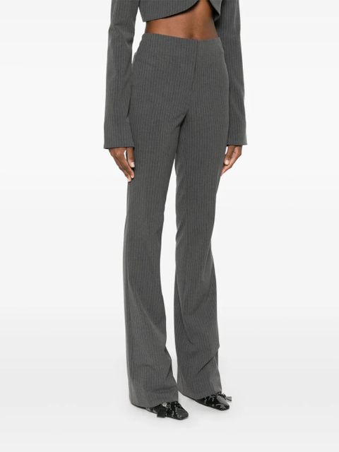 ENTIRE STUDIOS pinstriped flared trousers - Grey