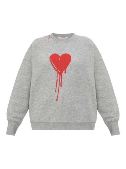 Zadig&Voltaire heart graphic sweater - Grey - zdjęcie produktu nr 1