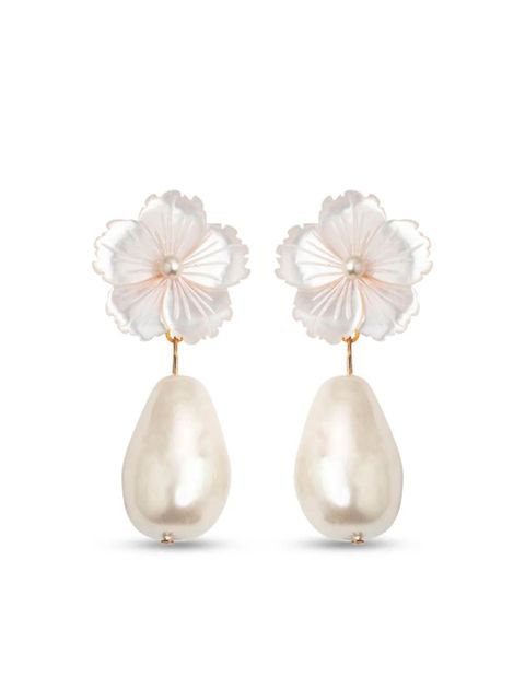 Jennifer Behr Carlla earrings - White - zdjęcie produktu nr 1