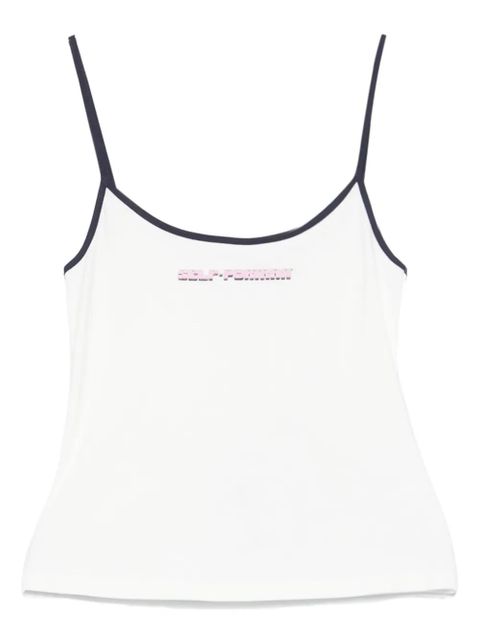 Self-Portrait jersey tank top - White - zdjęcie produktu nr 1