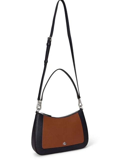 Lauren Ralph Lauren torebka skórzana kolor brązowy 431934891 - zdjęcie produktu nr 2