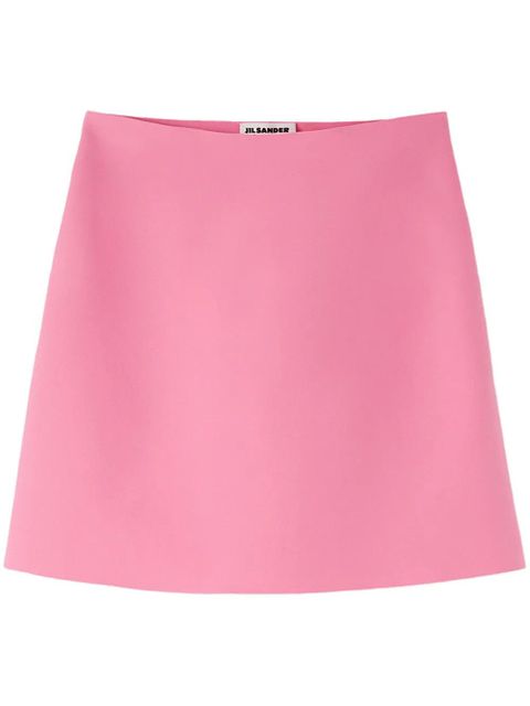 Jil Sander A-line high-waisted mini skirt - Pink - zdjęcie produktu nr 1