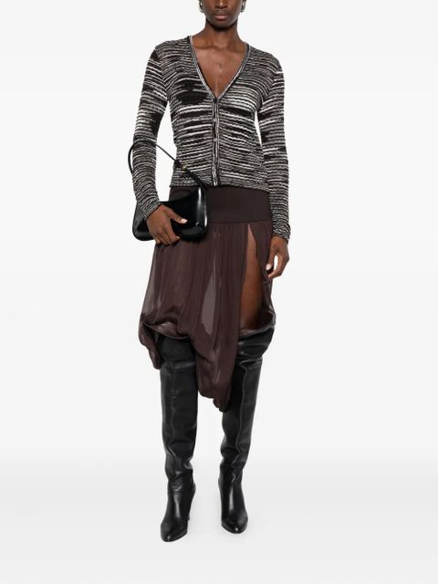 Missoni stripe-knit cardigan - Black