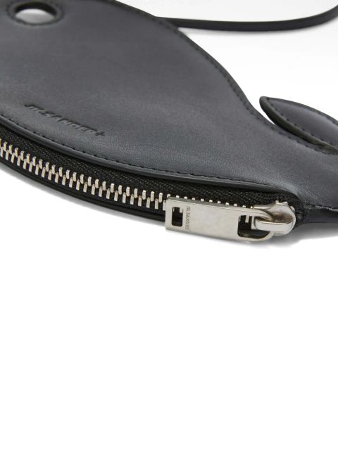 Jil Sander whale-motif purse - Black
