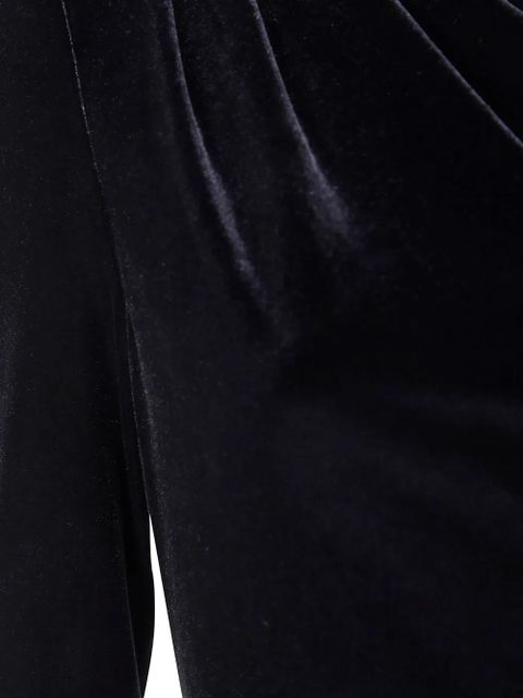 Lauren Ralph Lauren one-shoulder velvet dress - Black