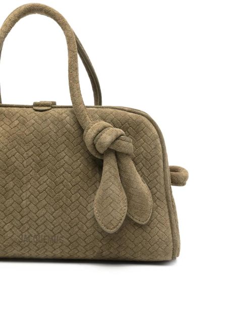 Jacquemus Le Petit Turismo woven totebag - Green