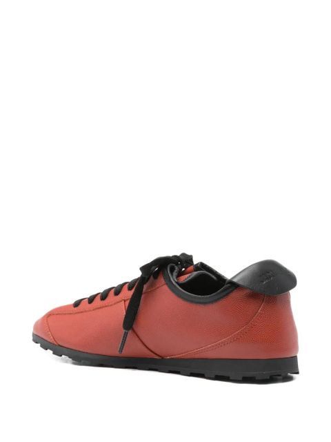 Jacquemus leather lace-up sneakers - Orange - zdjęcie produktu nr 2