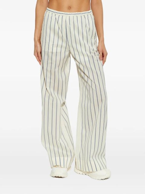 Moncler striped wide-leg trousers - Neutrals