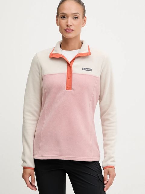 Columbia bluza sportowa Benton Springs kolor beżowy wzorzysta 2085651