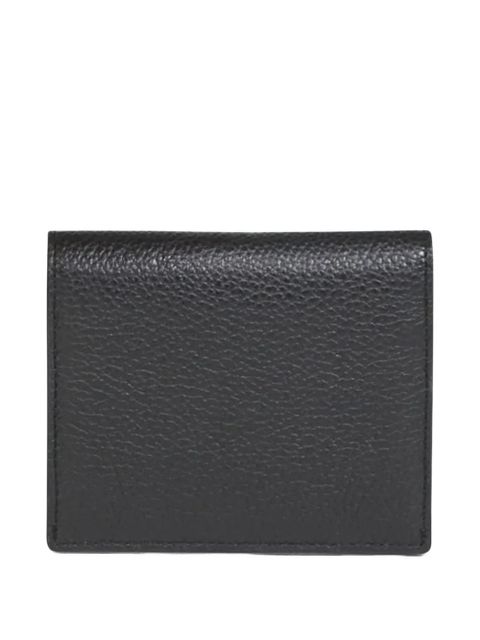 TOTEME grained-leather wallet - Black