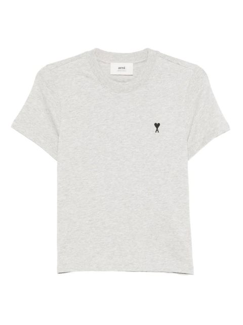 AMI Paris Ami de Coeur-motif T-shirt - Grey - zdjęcie produktu nr 1