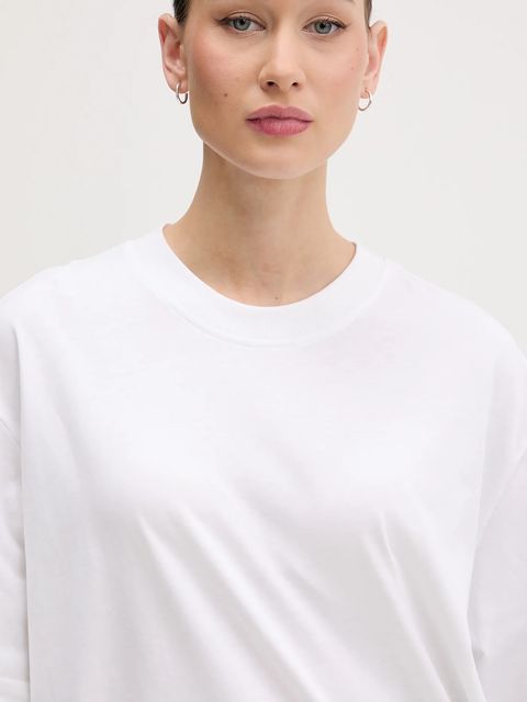 Karl Lagerfeld Jeans t-shirt bawełniany damski kolor biały B1W17059