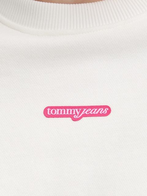 Tommy Jeans bluza bawełniana damska kolor biały z nadrukiem DW0DW20947 - zdjęcie produktu nr 2