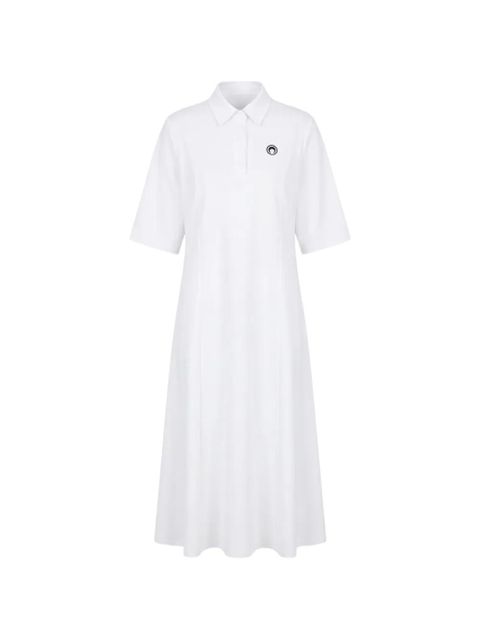 Marine Serre moon logo polo dress - White - zdjęcie produktu nr 1