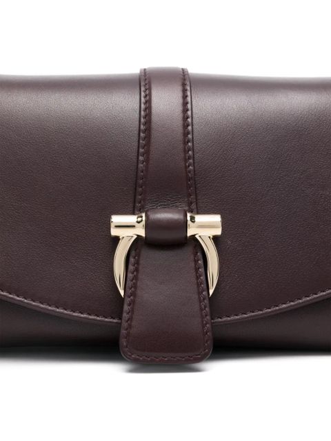 Ferragamo front-flap cross body bag - Brown