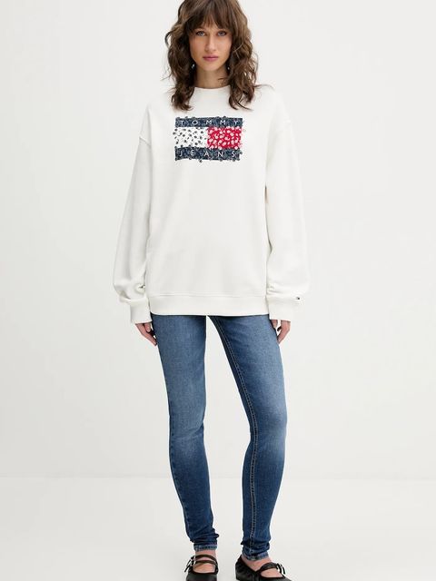 Tommy Jeans jeansy damskie kolor granatowy DW0DW21740 - zdjęcie produktu nr 2