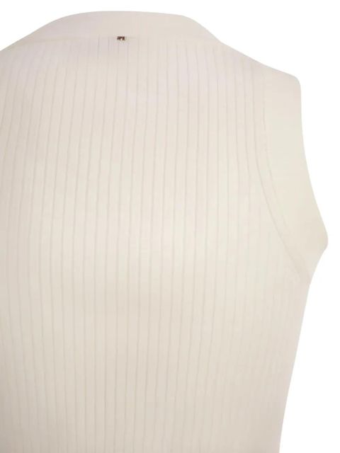 Sportmax Tione ribbed top - Neutrals