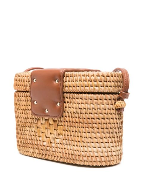 TWINSET interwoven-design mini bag - Neutrals