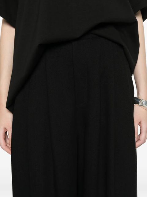 Eleh wide-leg trousers - Black