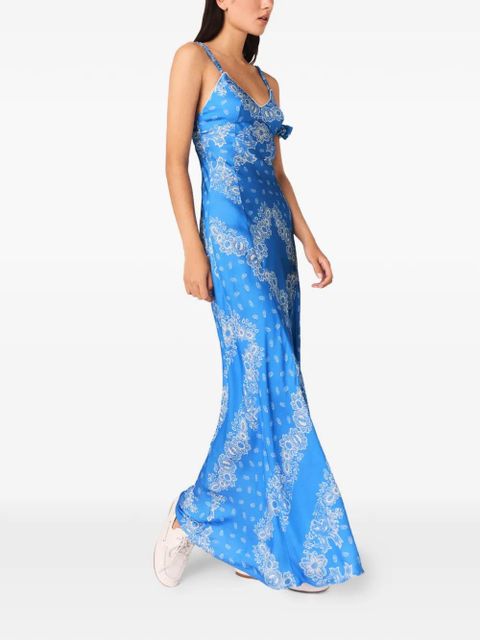 Maje floral maxi dress - Blue