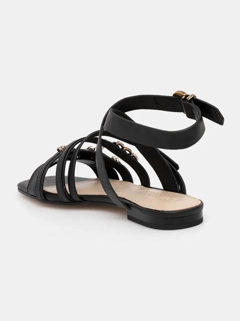 Pinko sandały skórzane Marli damskie kolor czarny SD0317 P001 Z99 - zdjęcie produktu nr 2