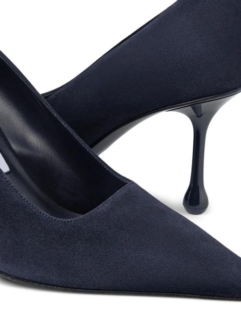 Jimmy Choo Ixia pointed leather pumps - Blue