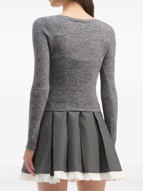 SHUSHU/TONG long-sleeve cardigan - Grey