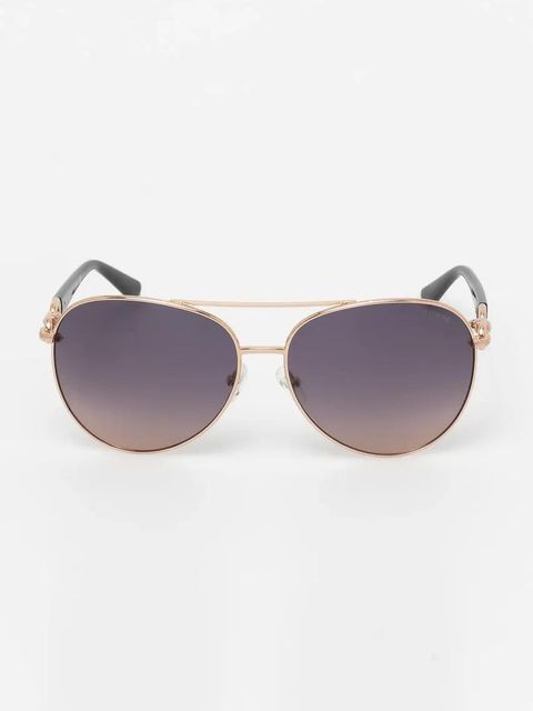 Guess okulary przeciwsłoneczne damskie kolor złoty GU00158_6128B - zdjęcie produktu nr 2