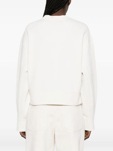 Moncler logo-patch sweatshirt - Neutrals - zdjęcie produktu nr 1