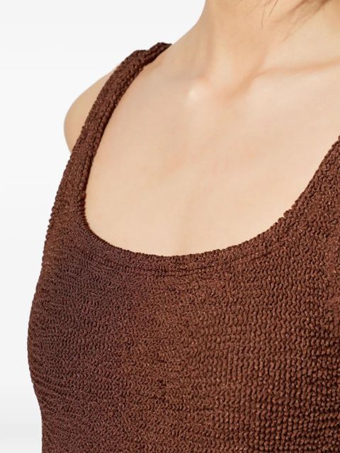 Hunza G square-neck swimsuit - Brown - zdjęcie produktu nr 2