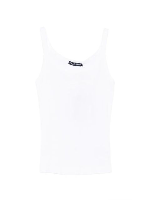 Dolce & Gabbana square-neck tank top - White - zdjęcie produktu nr 1