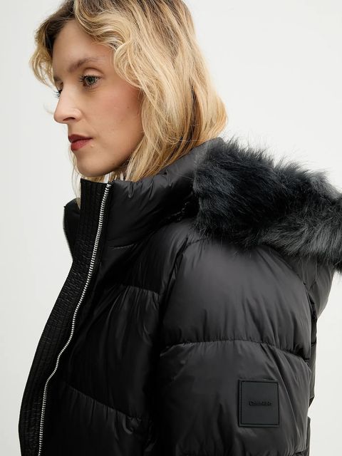 Calvin Klein kurtka puchowa kolor czarny zimowa LV044D544G