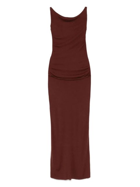 Aya Muse knitted maxi dress - Brown - zdjęcie produktu nr 1